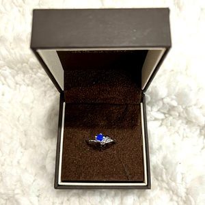 Blue Sapphire Gem Ring